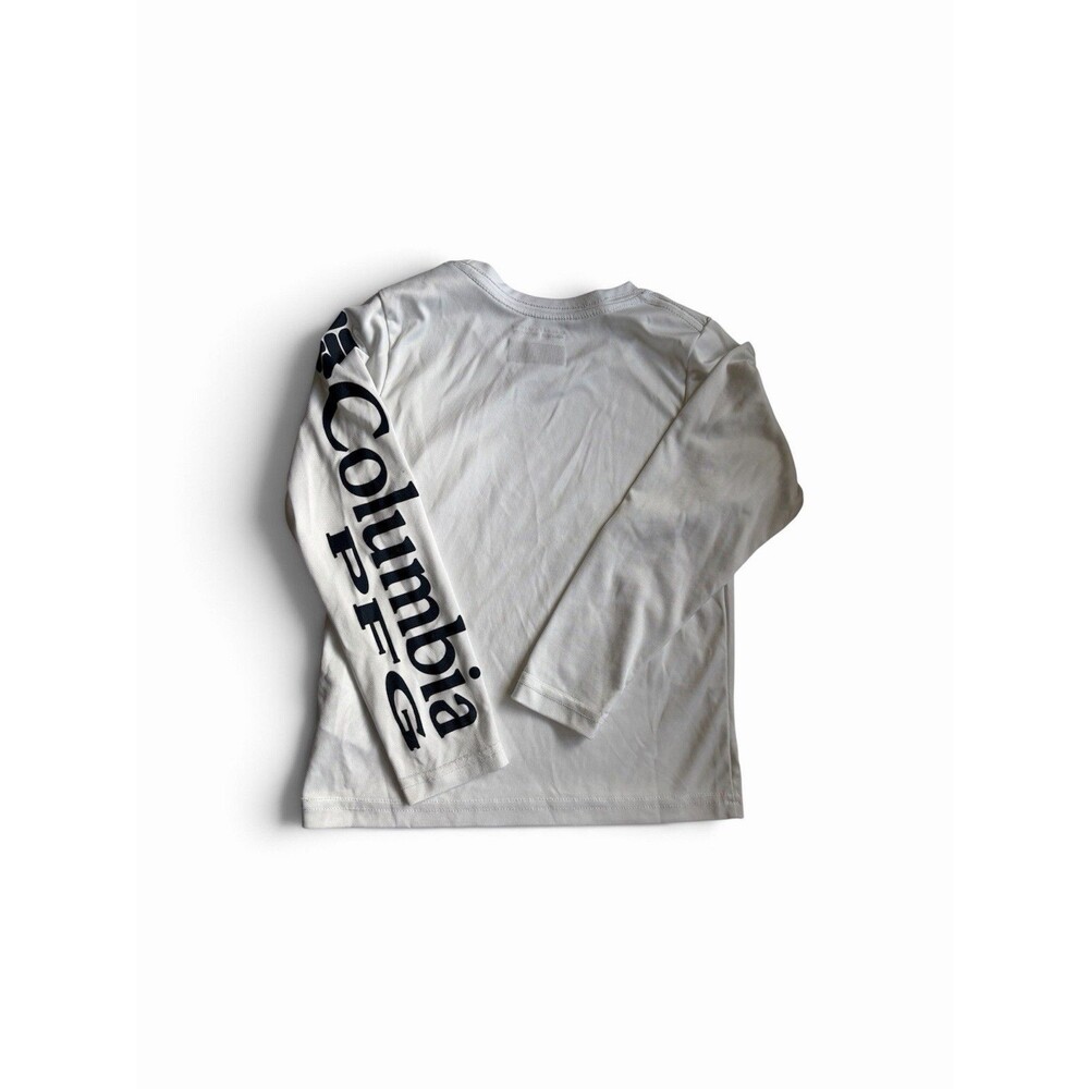 Columbia PFG Youth Long Sleeve Performance Shirt – White – Size M (10)